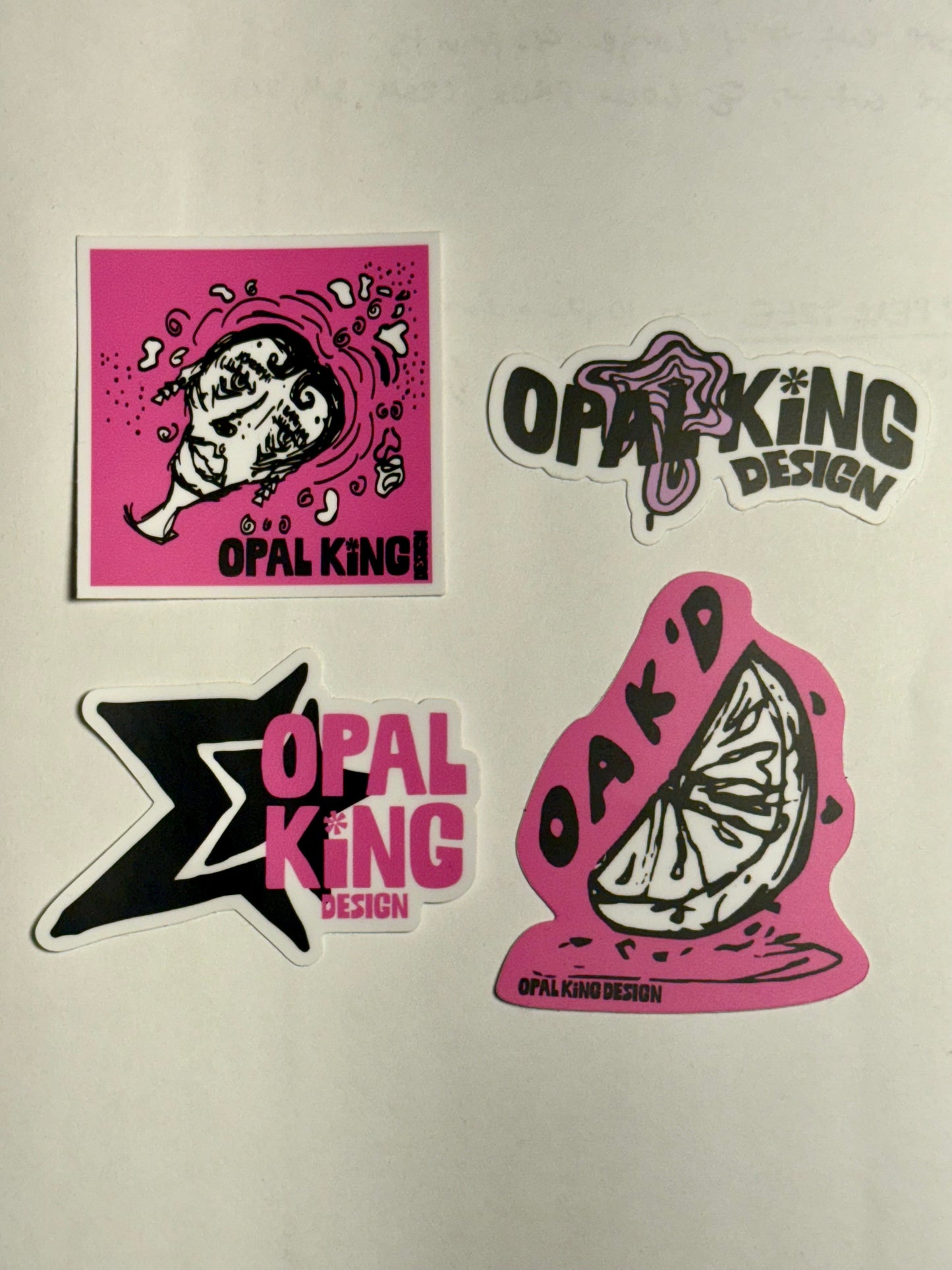 OPAL KING STICKER PACK