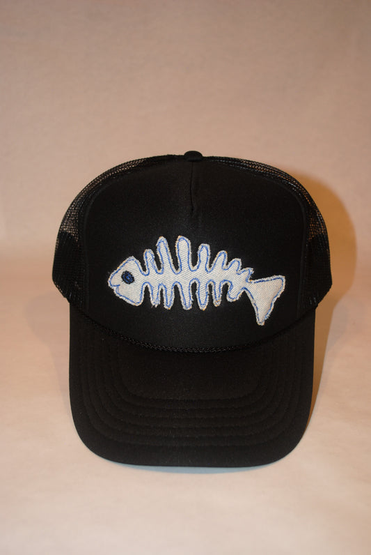 BLACK FISH SKELLY TRUCKER LIGHT DENIM