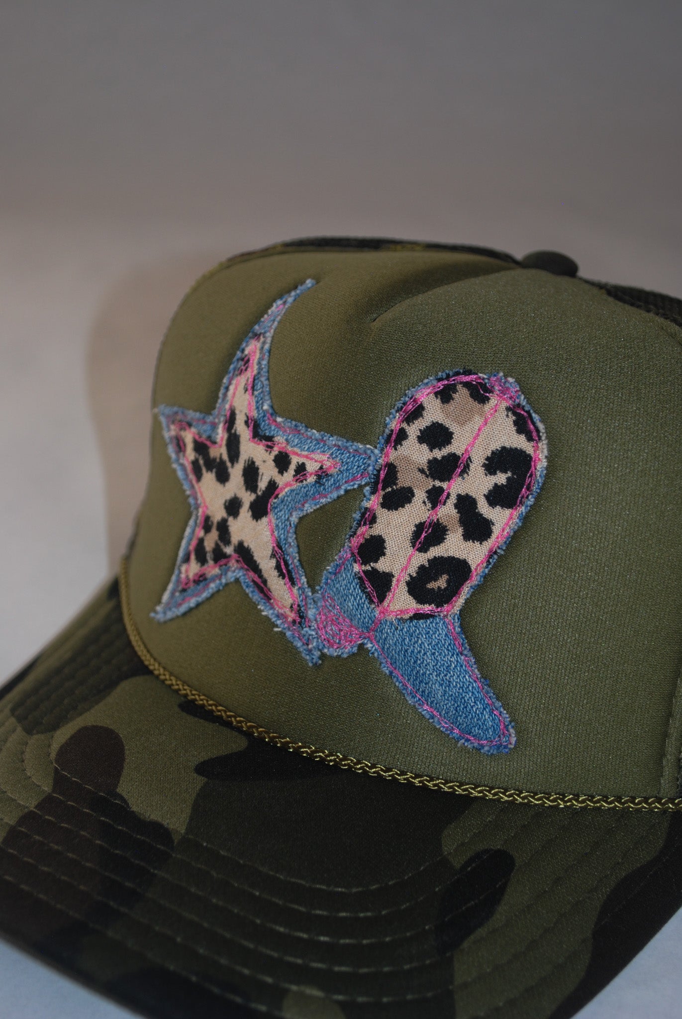 CAMO COWGIRL STAR TRUCKER