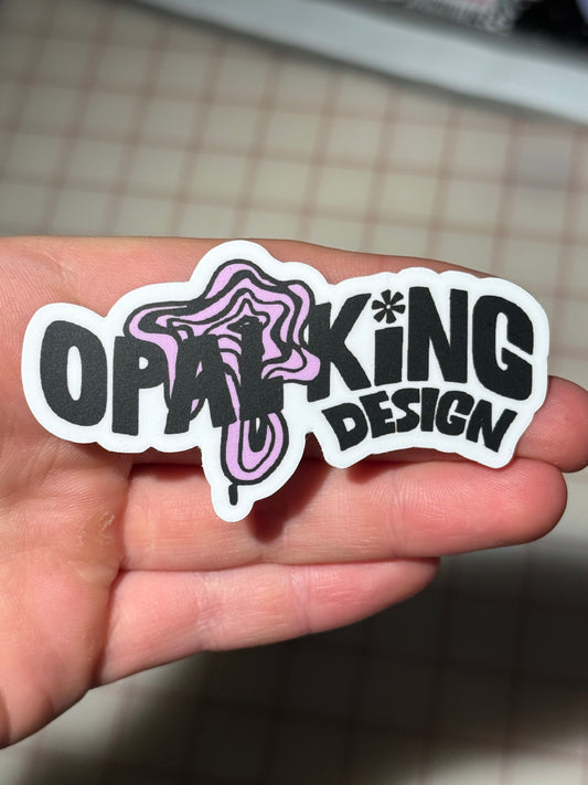 OPAL KING DRIP STICKER