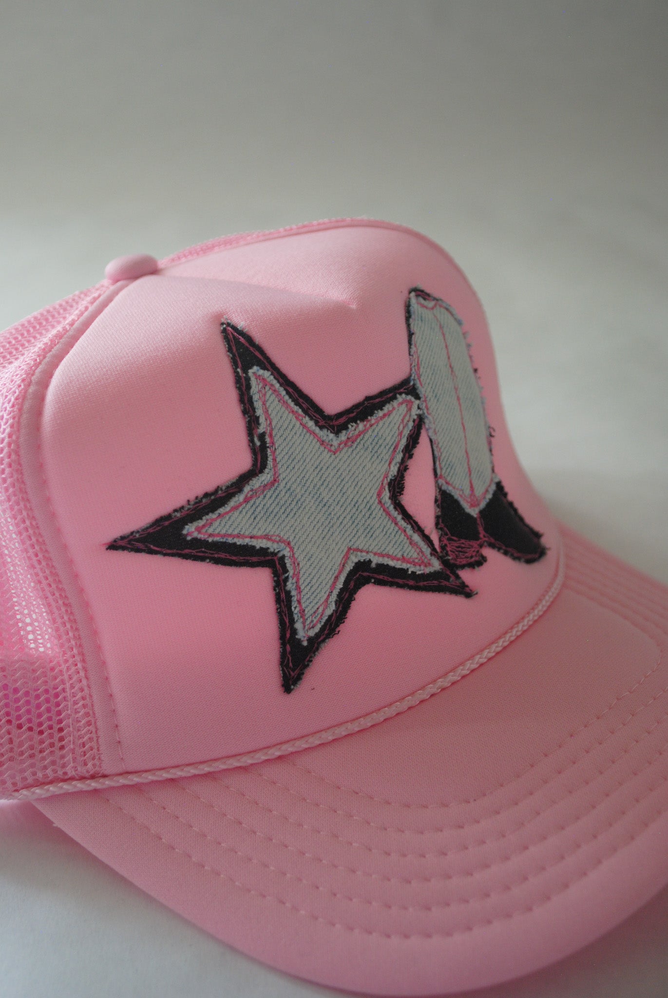 LIGHT PINK COWGIRL STAR TRUCKER
