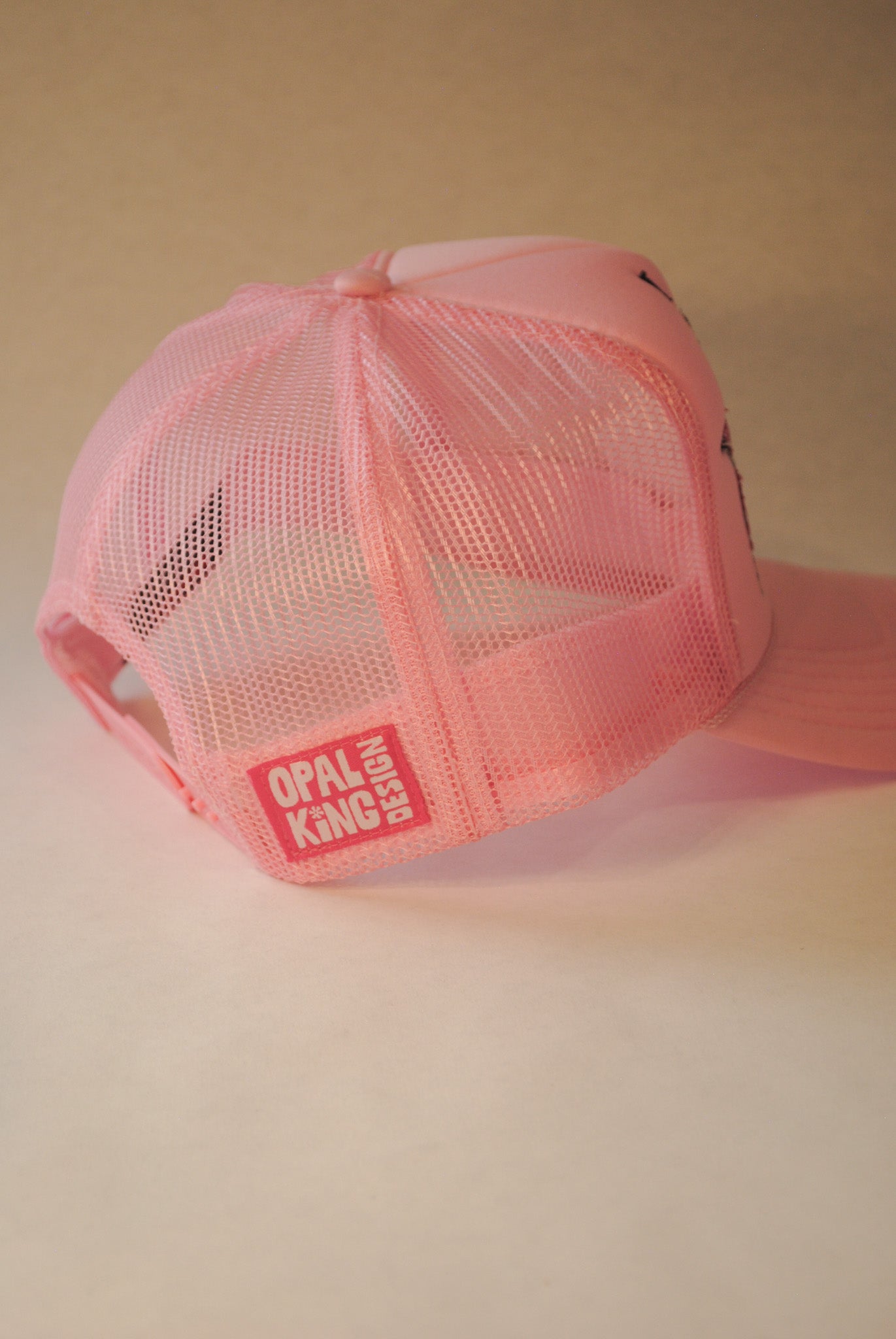 LIGHT PINK DOUBLE STAR TRUCKER BANDANA