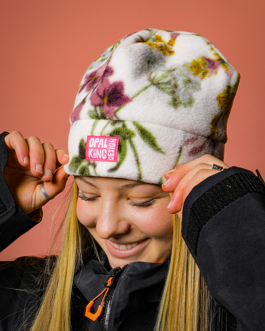 DAINTY FLORAL LOW-PRO BEANIE (LIMITED)